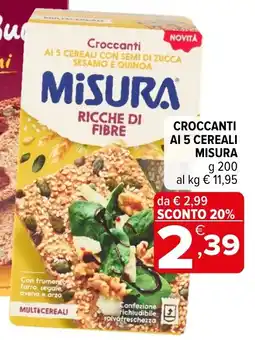Iperal Crocchanti ai 5 cereali Misura offerta