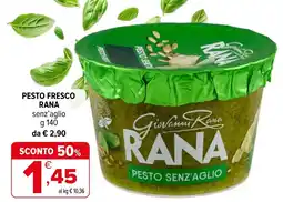 Iperal Pesto fresco Rana senza aglio offerta