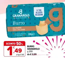 Iperal Burro Granarolo offerta
