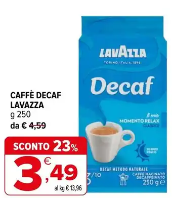Caffè decaf Lavazza