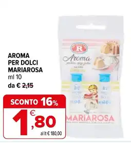 Iperal Aroma per dolci Mariarosa offerta