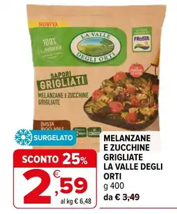 Iperal Melanzane e zucchine grigliate La Valle degli Orti offerta