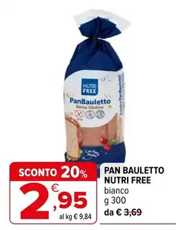 Iperal PanBauletto Nutri Free offerta