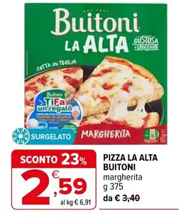 Iperal Pizza la alta Buitoni margherita offerta