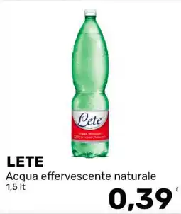 Iper Tosano Lete Acqua effervescente naturale offerta