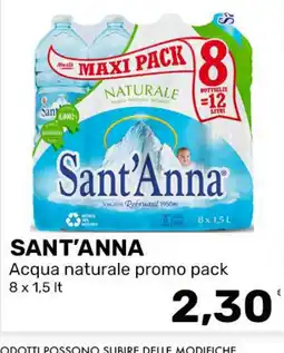 Iper Tosano Acqua naturale Sant'Anna offerta