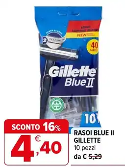 Iperal Rasoi Blue II Gillette offerta