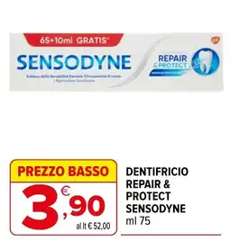 Iperal Dentifricio Repair & Protect Sensodyne offerta