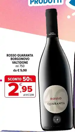 Iperal Rosso Quaranta offerta