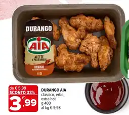 Iperal Durango Aia alette di pollo arrosto offerta