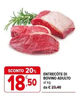 Iperal Entrecôte di bovino adulto offerta