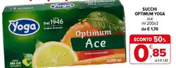 Iperal Succhi Optimum Yoga Ace offerta