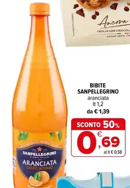 Iperal Bibite Sanpellegrino aranciata offerta