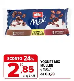 Iperal Yogurt Mix Müller offerta