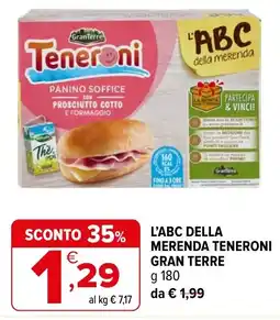 Iperal L'ABC della merenda Teneroni Gran Terre offerta