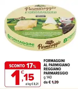 Iperal Formaggini al Parmigiano Reggiano Parmareggio offerta