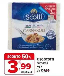 Iperal Riso Scotti Carnaroli offerta