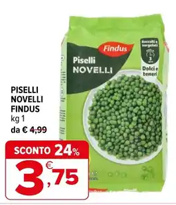 Iperal Piselli novelli Findus offerta