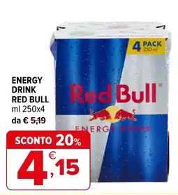 Iperal Energy drink Red Bull offerta