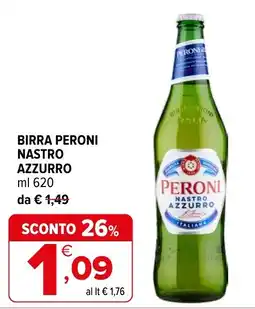Iperal Birra Peroni Nastro Azzurro offerta