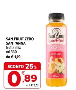 Iperal San Fruit Zero frutta mix offerta
