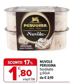 Iperal Nuvole Perugina fiordilatte offerta