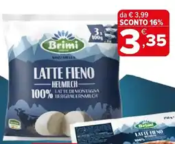 Iperal Brimi Latte fieno offerta