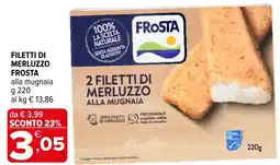 Iperal Filetti di merluzzo Frosta alla mignaia offerta