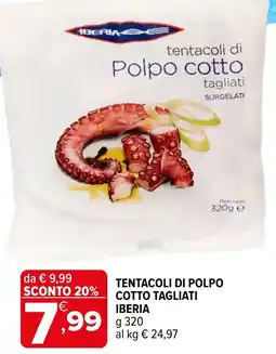 Iperal Tentacoli di polpo cotto tagliati Iberia offerta