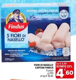 Iperal Fiori di nasello capitan findus offerta