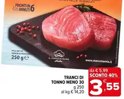 Iperal Tranci di tonno meno 30 offerta