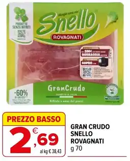 Iperal Gran Crudo Snello Rovagnati offerta