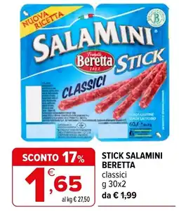 Iperal Stick salamini beretta classici offerta