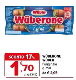 Iperal Wüberone Wüber l'originale offerta