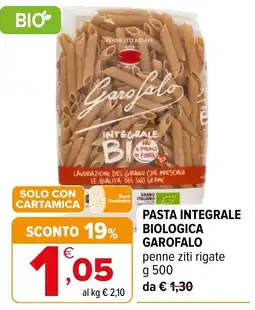 Iperal Pasta integrale biologica Garofalo offerta
