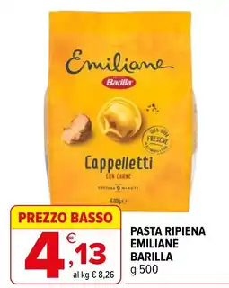 Iperal Pasta ripiena Emiliane Barilla offerta