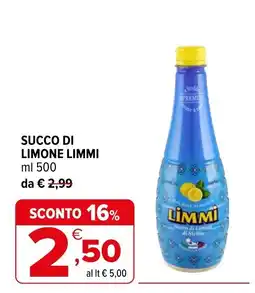 Iperal Succo di limone Limmi offerta