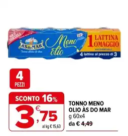Iperal Tonno meno olio Às do Mar offerta