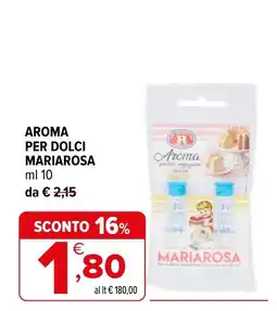 Iperal Aroma per dolci Mariarosa offerta
