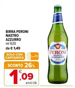 Iperal Birra Peroni Nastro Azzurro offerta