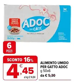 Iperal Alimento umido per gatto Adoc offerta