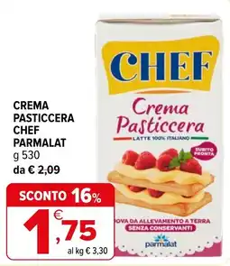 Iperal Crema Pasticcera Chef Parmalat offerta