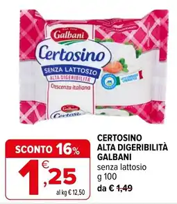 Iperal Certosino senza lattosio offerta