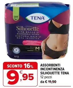 Iperal Assorbenti incontinenza Silhouette Tena offerta