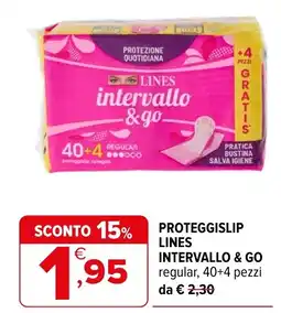 Iperal Proteggislip Lines Intervallo & Go offerta