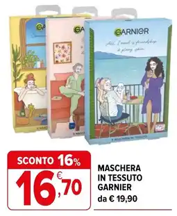 Iperal Maschera in tessuto Garnier offerta