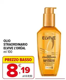 Iperal Olio Straordinario Elvive L'Oréal offerta