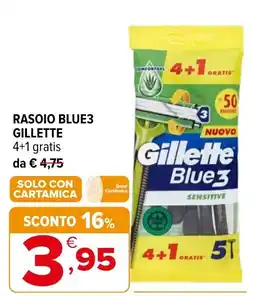 Iperal Rasoio Gillette Blue3 Sensitive offerta