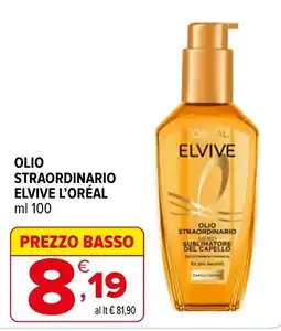 Iperal Olio Straordinario Elvive L'Oréal offerta