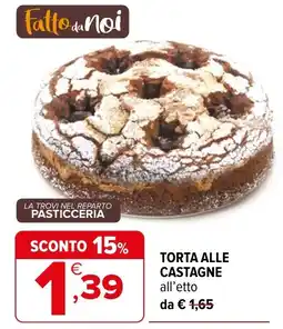 Iperal Torta alle castagne offerta